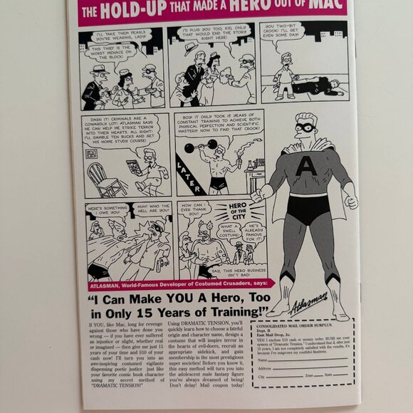 Radioactive Man #1 Glow-in-the-Dark - Vintage comic book 1993 + Poster Simpsons - Picture 8 of 9